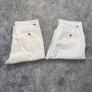 Two Pair of Nautica Tailor Fit Stretch Beacon Pant